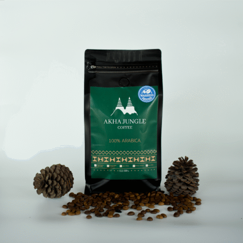 เมล็ดกาแฟคั่วเข้ม 500 กรัม