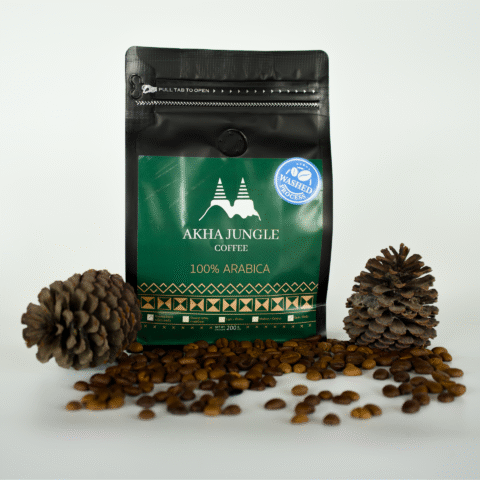 เมล็ดกาแฟคั่วเข้ม(บด) 200 กรัม